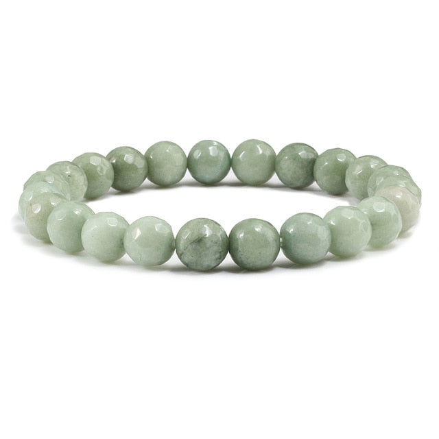 Matte Beads Jades Bracelets Turquoises Faceted Stone