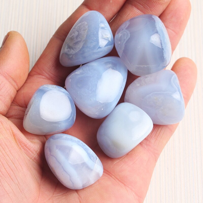 Agate Stone Polished Blue Lace Agate Stone
