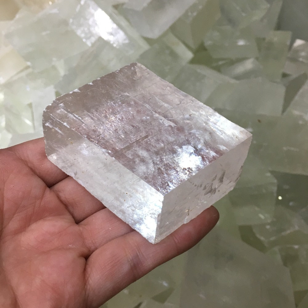 Optical Calcite Raw Iceland Spar Natural stones