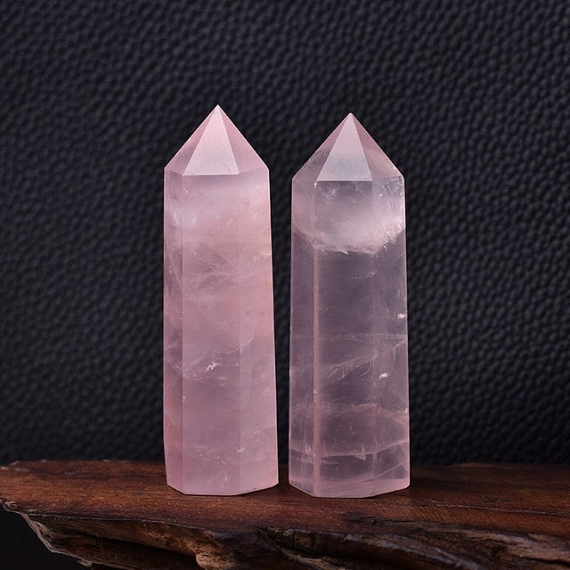 Natural Stones Crystal Point Wand Healing Stone