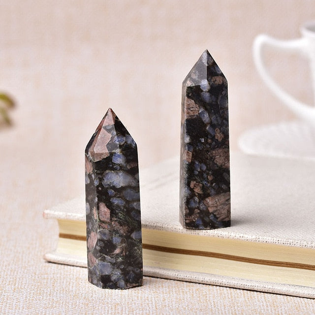 Natural Stones Crystal Point Wand Healing Stone