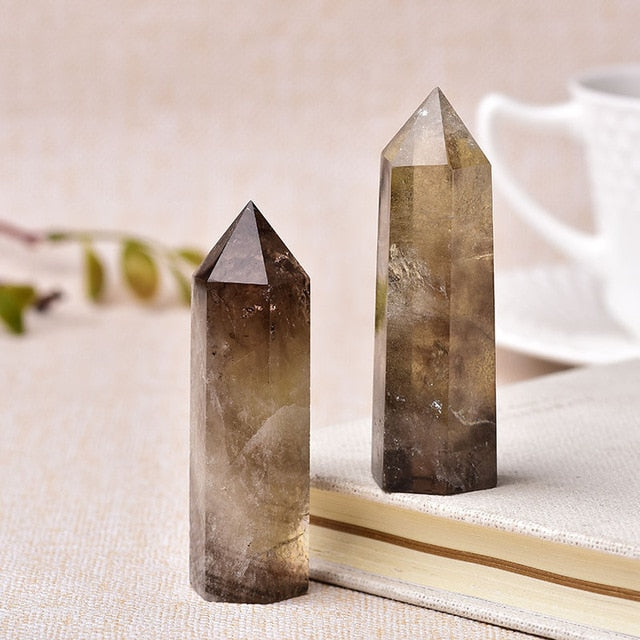 Natural Stones Crystal Point Wand Healing Stone