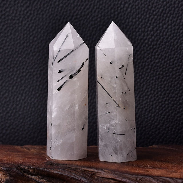 Natural Stones Crystal Point Wand Healing Stone