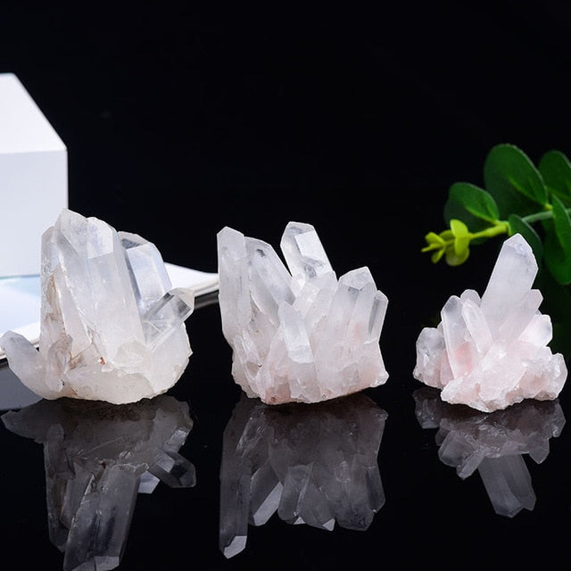 White Crystal Cluster Quartz Crystal Health Healing