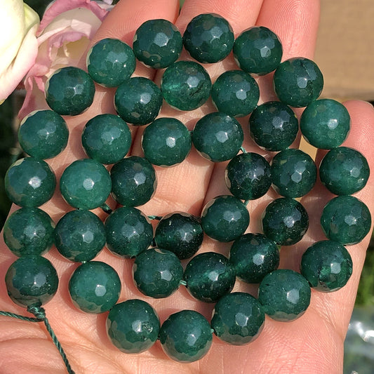 Dark Green Chalcedony Jades Stone Bracelet