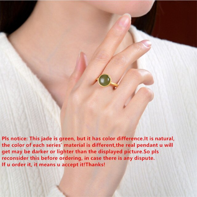 Minimalism Perfect Round Gemstone Rings