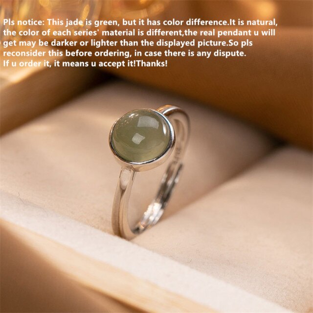 Minimalism Perfect Round Gemstone Rings