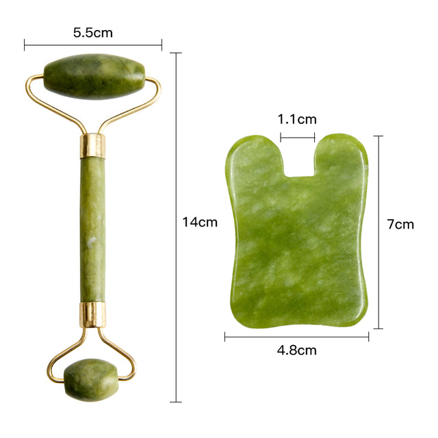 Jade Stone Face Massager Thin Face Lift Anti Wrinkle