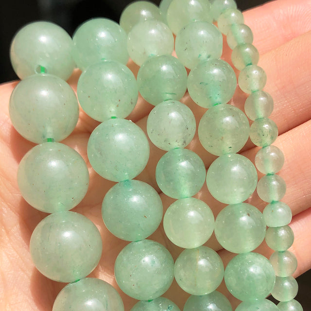 Natural Stone Dark Blue Chalcedony Jades Beads