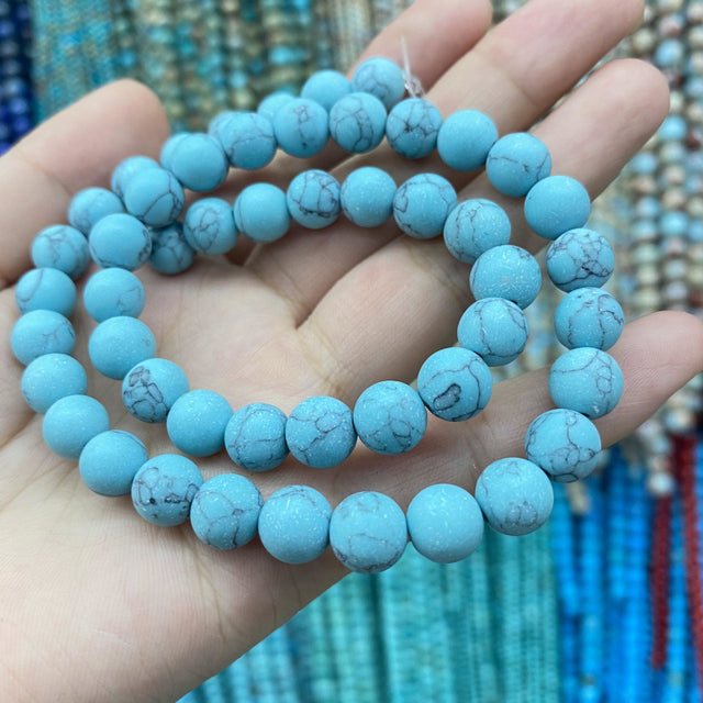 Matte Turquoises Jades Charms Minerals Beads