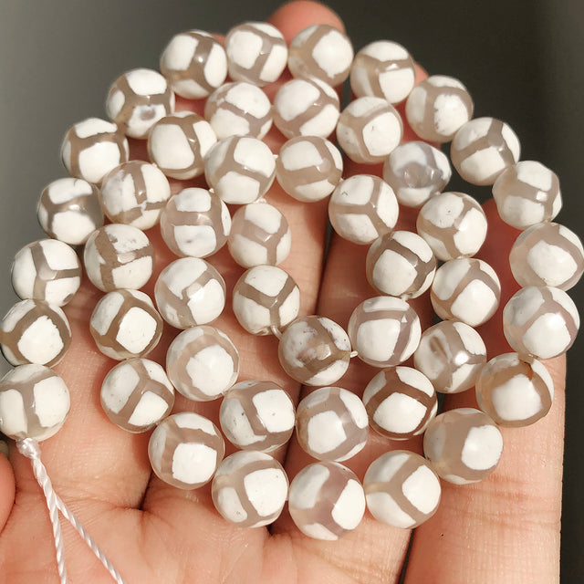 Natural White Stone Beads Howlite Crystal Pearl