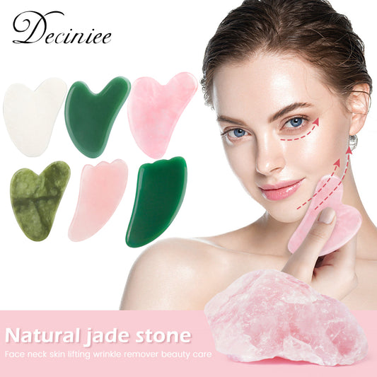 Massage Plate Jade facial massager Scraper Tools