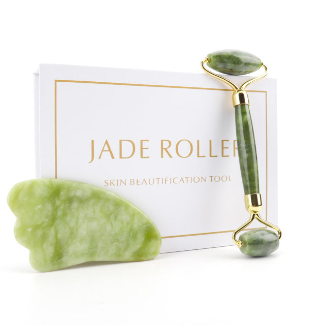 Rose Quartz Roller Facial Jade Roller Stone