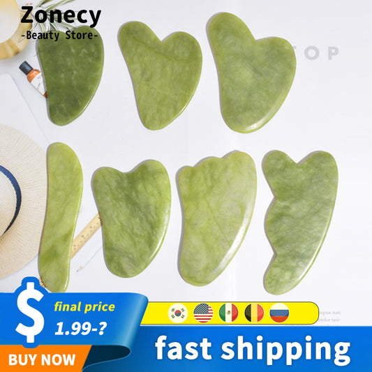 Jade Gua Sha Natural Stone Scraper Board