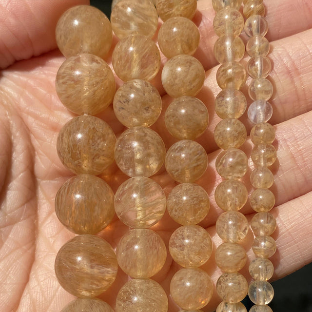 Natural Stone Round Beads for Jewelry