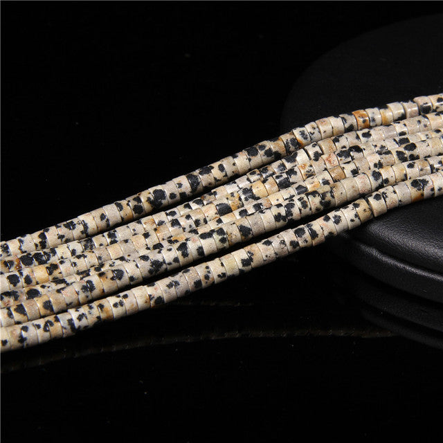 Natural Stone Spacer Beads Multicolor Flat Disc