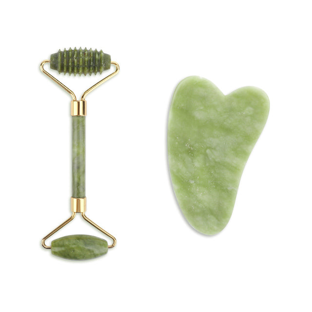 Facial Massager Jade Roller Anti Aging Face Beauty Set
