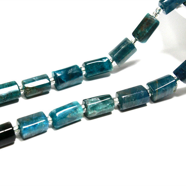 Natural Gem Jades Stone Cylinder Beads