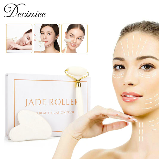 Roller Massage Tool White Jade Anti Aging