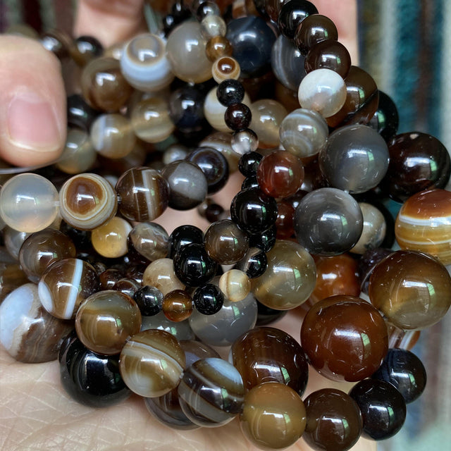 Natural Stone Beads 4-10mm Jewelry Making DIY