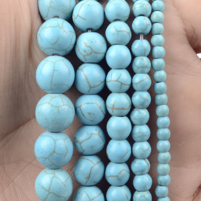 Natural Stone Beads 4-10mm Jewelry Making DIY