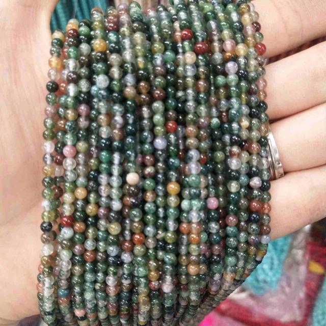 Natural Stone Round Beads Tourmaline Amethysts