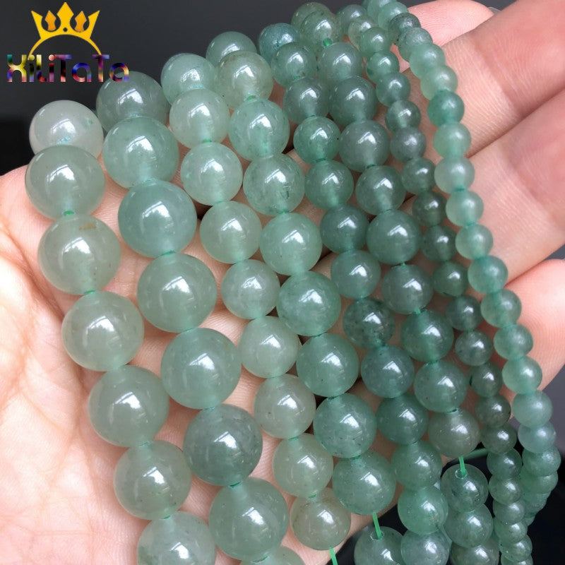 Natural Green Aventurine Jades Stone Round