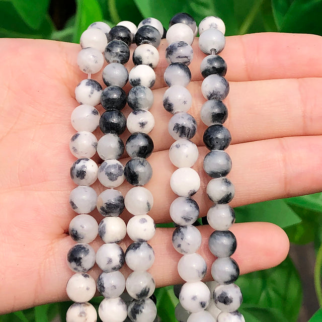 Natural Stone Black Agates Hematite Crysta