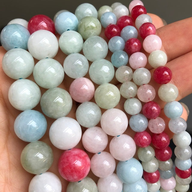 Natural Stone Beads Amazonite Apatite Peridot Beads