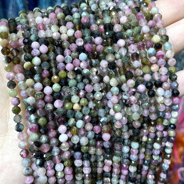 Natural Faceted Jades Stone Round