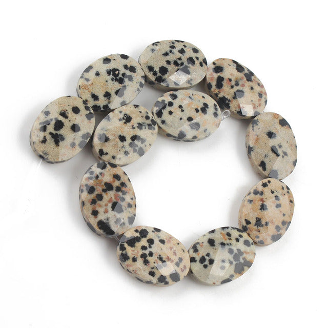 Natural Stones for Jewelry Jades Faceted Oval