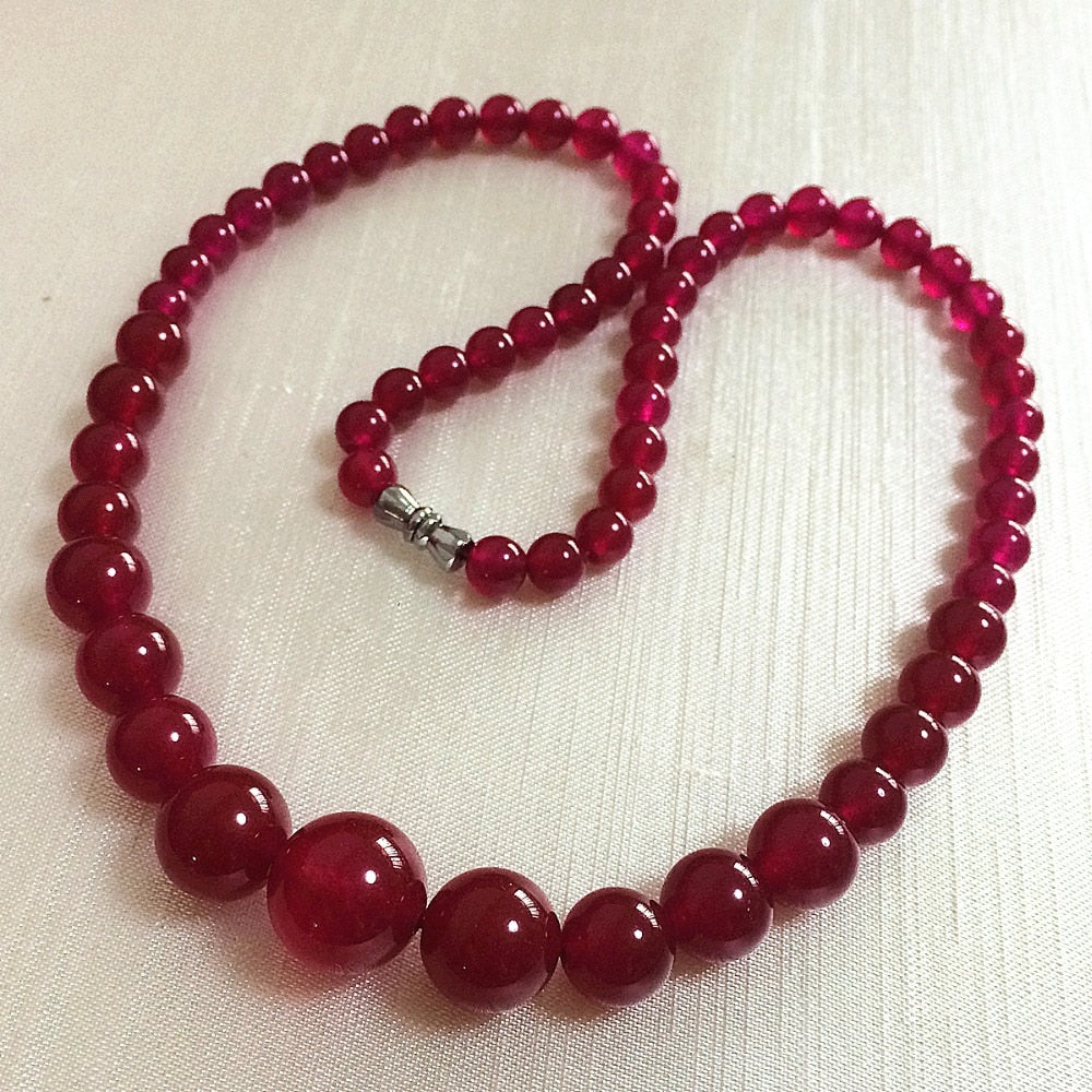 Brazilian rose red stone chalcedony jades charms